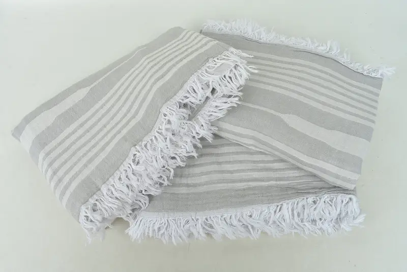 Organic Beach Blanket, Wedding Favors, Throw Blanket Couch, 84x60 Cotton Patterned Towel, Valentines Day Gift For Him, Woven Throw Blanket - 7