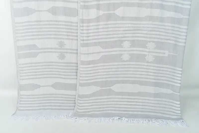 Organic Beach Blanket, Wedding Favors, Throw Blanket Couch, 84x60 Cotton Patterned Towel, Valentines Day Gift For Him, Woven Throw Blanket - 1