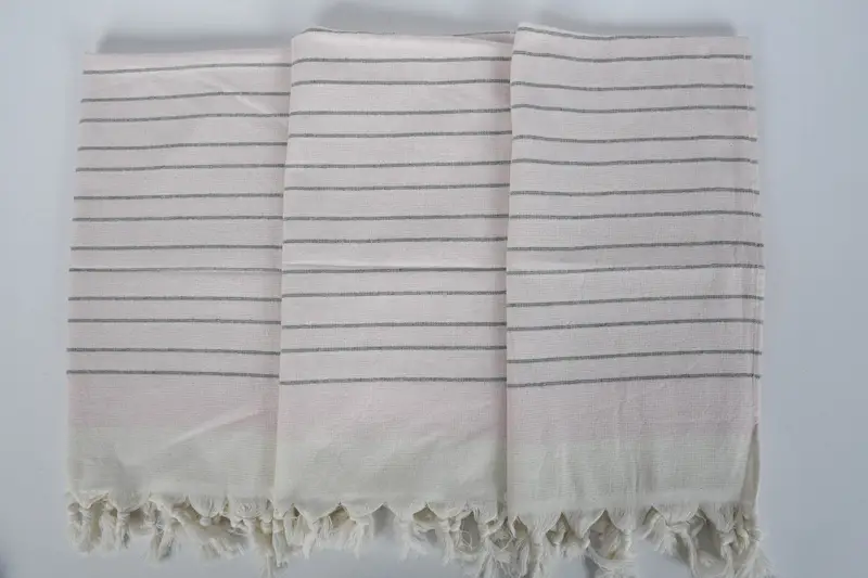 Düğün Hediyesi, Türk El Havlusu, 36x18 Pamuklu Çizgili Terry Havlu, Erkek Arkadaş İçin Hediye, Seyahat Havlusu, Özel İsim Havlusu, Monogramlı El Havlusu - 7