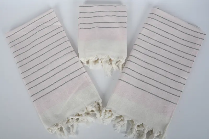 Düğün Hediyesi, Türk El Havlusu, 36x18 Pamuklu Çizgili Terry Havlu, Erkek Arkadaş İçin Hediye, Seyahat Havlusu, Özel İsim Havlusu, Monogramlı El Havlusu - 6