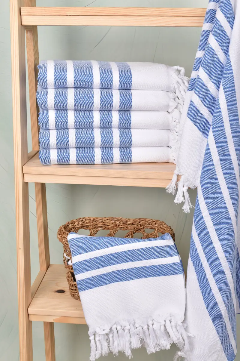 Baby Boy Gift, Thin towel, Gifts For Him, Bachelor Party Favors, 70x40 Cotton Herringbone Towel, Organic Cotton Towel, Sand-resistant towel - 3
