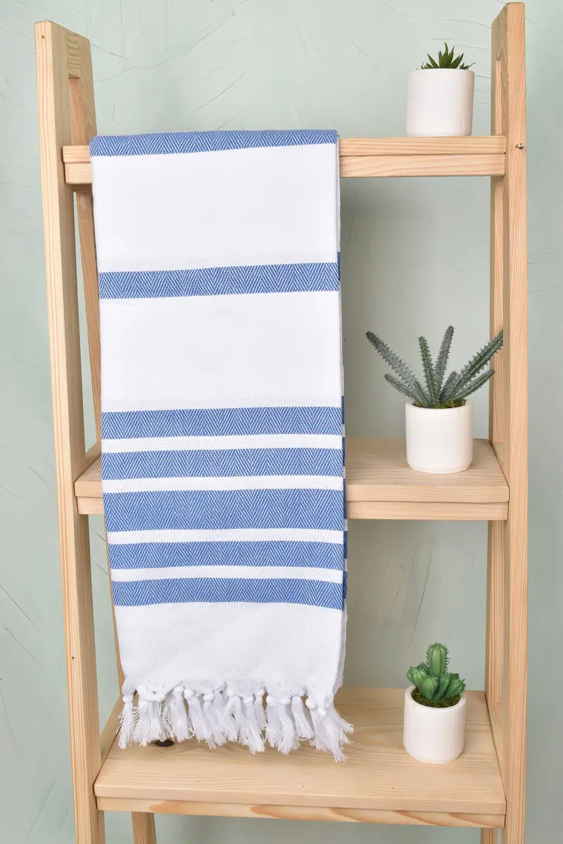 Baby Boy Gift, Thin towel, Gifts For Him, Bachelor Party Favors, 70x40 Cotton Herringbone Towel, Organic Cotton Towel, Sand-resistant towel - 8
