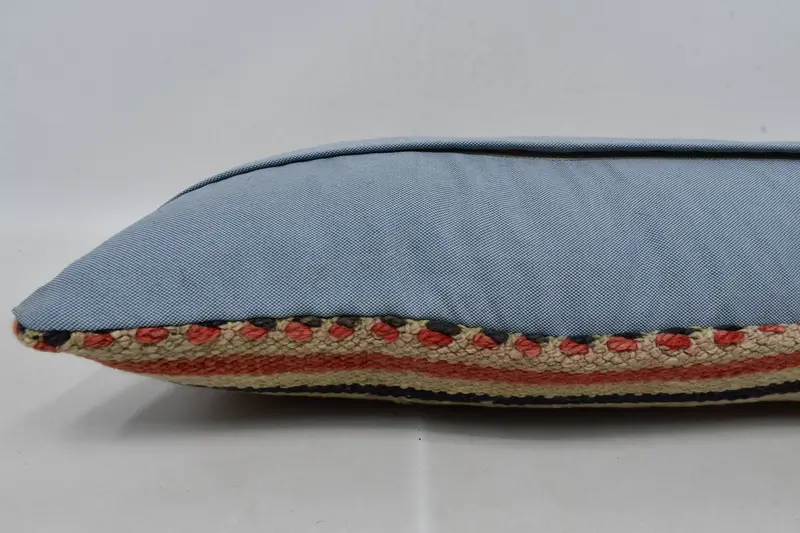 Turkish Bench Pillow Cover, Antique Pillows, Turkish Pillow, 12x36 Beige Cushion Cover, Pillow, Outdoor Throw Pillow, Pillow for Sofa, Retro Pillow - 5