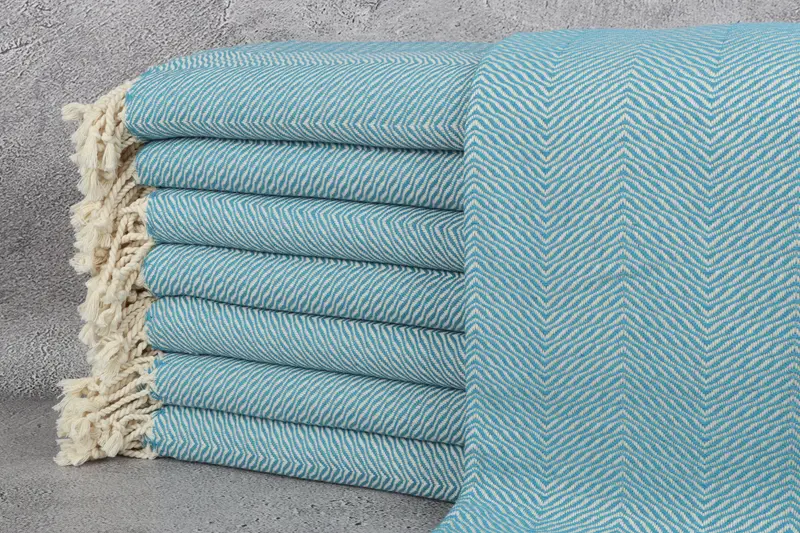 Engagement Gift, Handwoven Turkish bath towel, 70x40 Cotton Chevron Towel, Personalized Wedding Gift, Bachelorette Party Gift, Summer Gift - 1