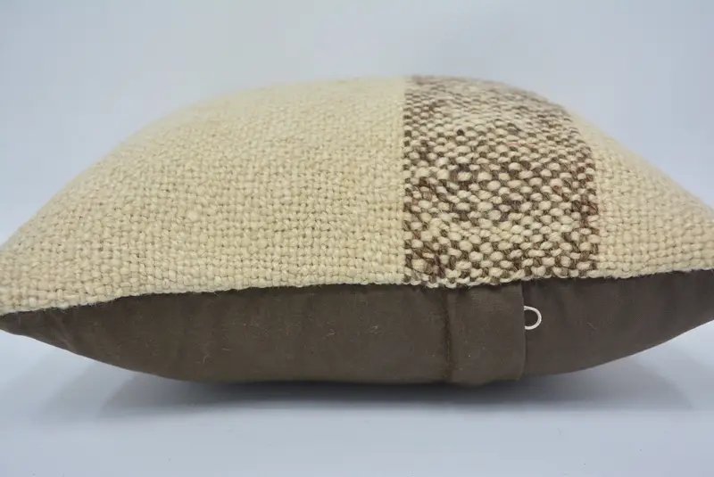 Geometric Embroidered Throw Pillow, 12x12 Inches Size Pillow - 5