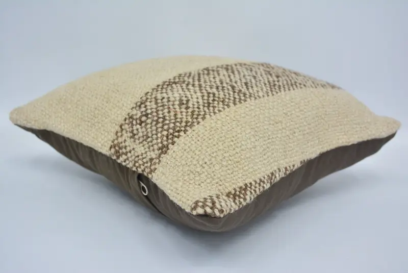 Geometric Embroidered Throw Pillow, 12x12 Inches Size Pillow - 6