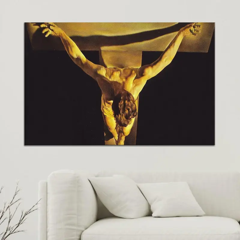 Salvador Dalis Christus des Heiligen Johannes: Premium-Leinwandkunst