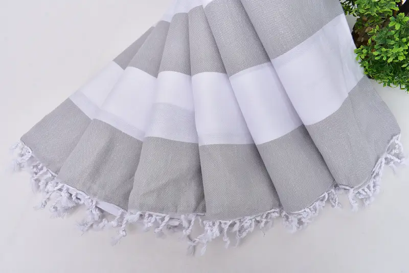 Merry Christmas Gifts, Bachelorette Party Gift, Hammam Towel USA, Best Wedding Gift, 70x40 Cotton Striped Towel, Turkish bath towel, Bridesmaid Gift - 4