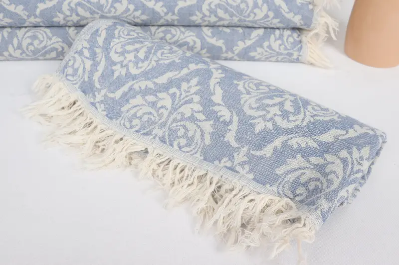 Beach Wedding Favor, 40x24 Cotton Baroque Towel, Turkish Towel Hand Towel, Personalized Dish Towel, Gift For Him, Valentines Gift, Personalized Gift - 5