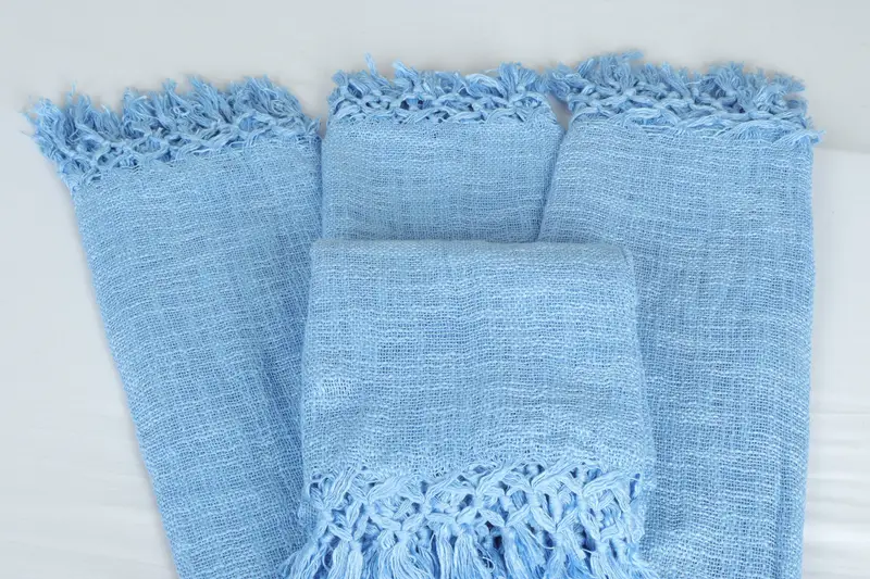 Tablecloth, Bachelor Party Favors, 80x56 Cotton Solid Towel, Beach Wedding Favor, Woven Throw Blanket, Organic Throw, Personalized Gifts - 5