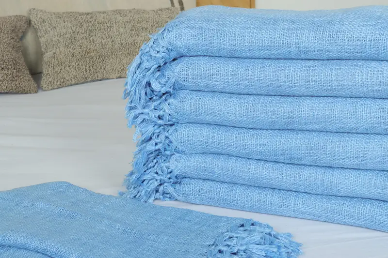 Tablecloth, Bachelor Party Favors, 80x56 Cotton Solid Towel, Beach Wedding Favor, Woven Throw Blanket, Organic Throw, Personalized Gifts - 3