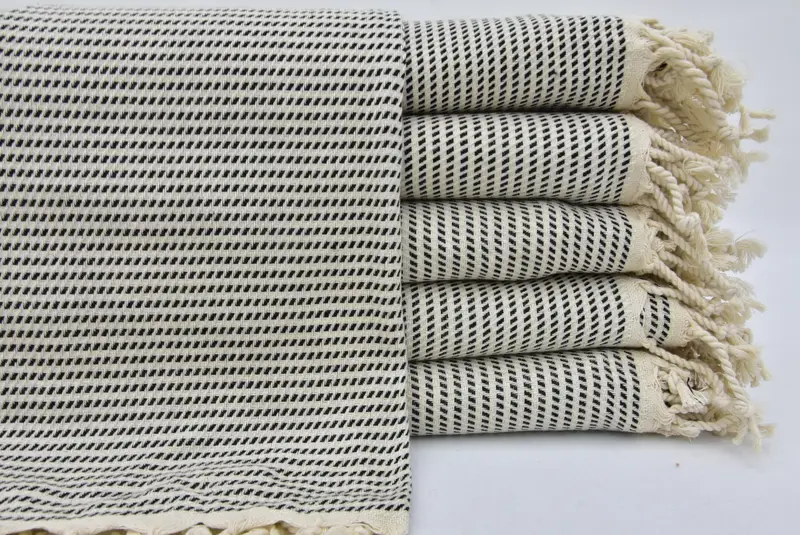 Personalized Gift, Beach Theme Wedding Gift, 70x40 Cotton Polka Dot Towel, Spa Towel, Lightweight towel, Yoga Towel, Home Decor Towel, Custom Towel - 5