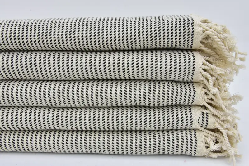 Personalized Gift, Beach Theme Wedding Gift, 70x40 Cotton Polka Dot Towel, Spa Towel, Lightweight towel, Yoga Towel, Home Decor Towel, Custom Towel - 1