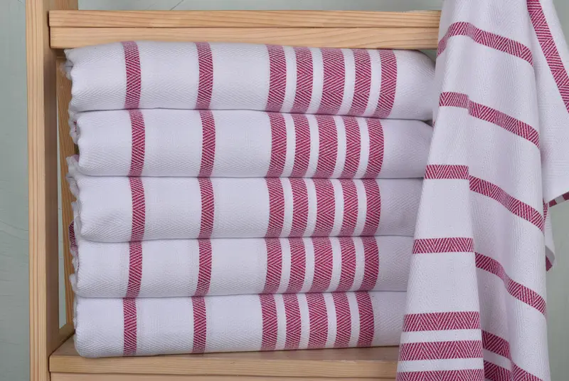 Kitchen Towel, Summer Gift, Bridal Shower Favors, 36x24 Cotton Herringbone Towel, Monogram Kitchen Towel, Bachelor Party Favors, Turkish Hand Towel - 2