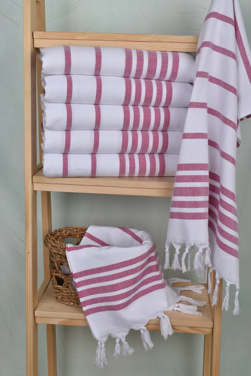 Kitchen Towel, Summer Gift, Bridal Shower Favors, 36x24 Cotton Herringbone Towel, Monogram Kitchen Towel, Bachelor Party Favors, Turkish Hand Towel - 3