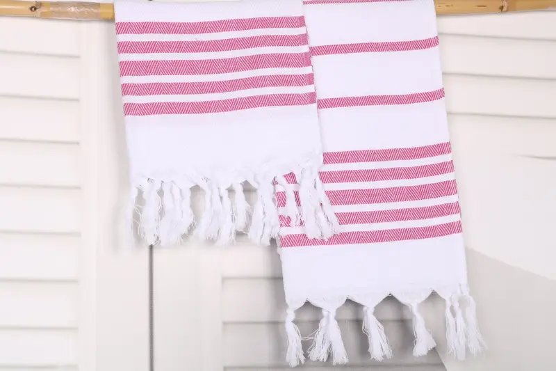 Turkish Towel Hand Towel, Summer Gift, Bathroom Towels, 36x24 Cotton Herringbone Towel, Decorative Towel, Monogrammed Hand Towel, Embroidery Towels - 8