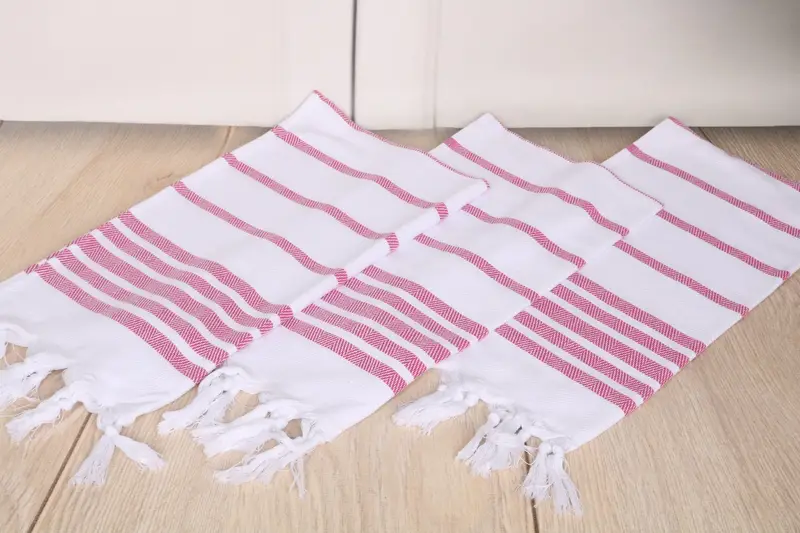 Turkish Towel Hand Towel, Summer Gift, Bathroom Towels, 36x24 Cotton Herringbone Towel, Decorative Towel, Monogrammed Hand Towel, Embroidery Towels - 6