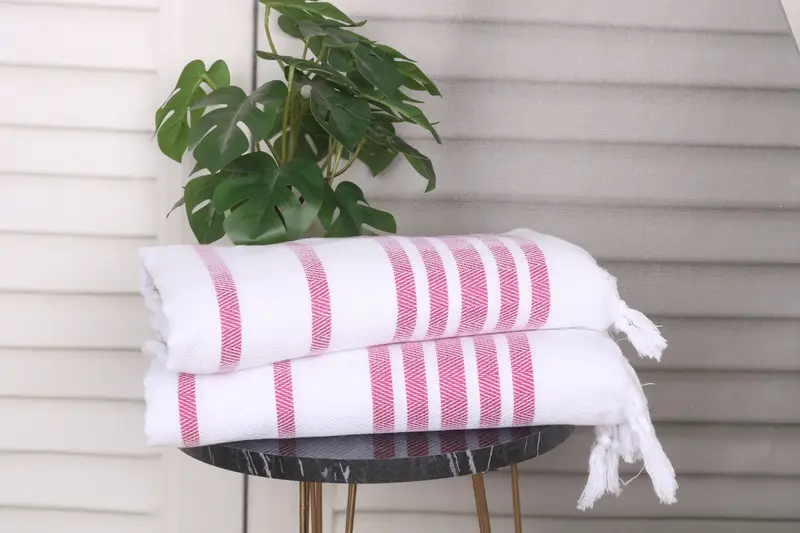 Turkish Towel Hand Towel, Summer Gift, Bathroom Towels, 36x24 Cotton Herringbone Towel, Decorative Towel, Monogrammed Hand Towel, Embroidery Towels - 3
