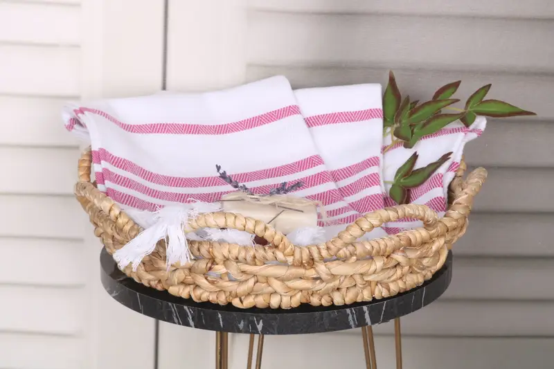 Turkish Towel Hand Towel, Summer Gift, Bathroom Towels, 36x24 Cotton Herringbone Towel, Decorative Towel, Monogrammed Hand Towel, Embroidery Towels - 5