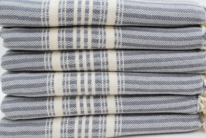 Monogramm Handtuch, Junggesellengeschenk, kleine Badetücher, türkisches Geschirrtuch, Monogrammhandtücher, benutzerdefiniertes türkisches Handtuch, 40x18 Baumwollstreifenhandtuch - 4
