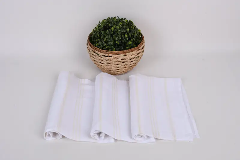 Hizmetçi Hizmet Hediyesi, 40x24 Pamuklu Çizgili Havlu, Küçük Banyo Havlu, Türk Havlu El Havlu, Kişiselleştirilmiş Yemek Havlusu, Sevgililer Günü Hediyesi Onun - 8
