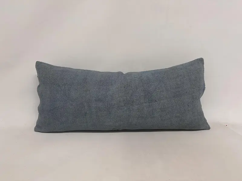 16x36 Gray Pillow Sham, Boho Pillow Sham Cover, Pillow Sham, Comfy Throw Pillow Case, Turkish Pillow, Ethnical Kilim Rug Pillow - 1