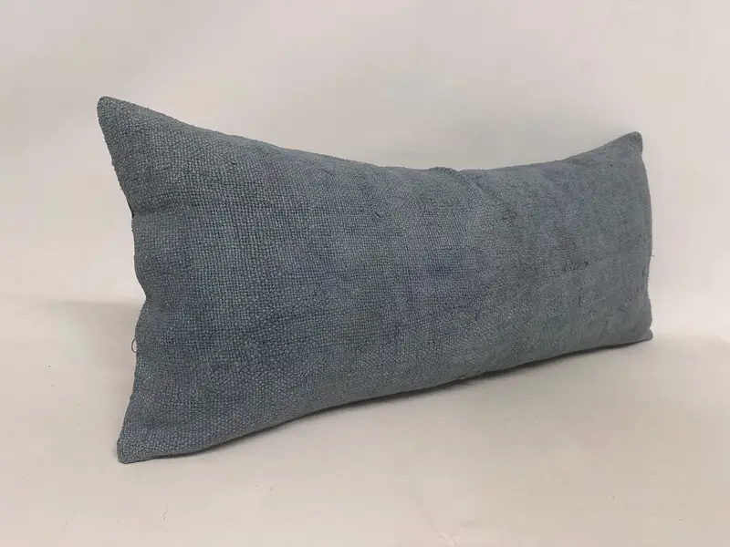 16x36 Gray Pillow Sham, Boho Pillow Sham Cover, Pillow Sham, Comfy Throw Pillow Case, Turkish Pillow, Ethnical Kilim Rug Pillow - 3