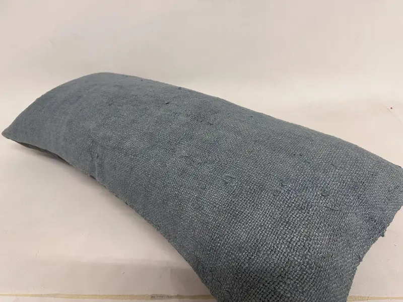 16x36 Gray Pillow Sham, Boho Pillow Sham Cover, Pillow Sham, Comfy Throw Pillow Case, Turkish Pillow, Ethnical Kilim Rug Pillow - 6
