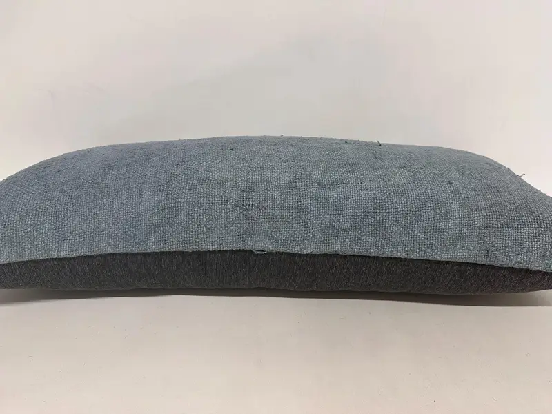 16x36 Gray Pillow Sham, Boho Pillow Sham Cover, Pillow Sham, Comfy Throw Pillow Case, Turkish Pillow, Ethnical Kilim Rug Pillow - 5