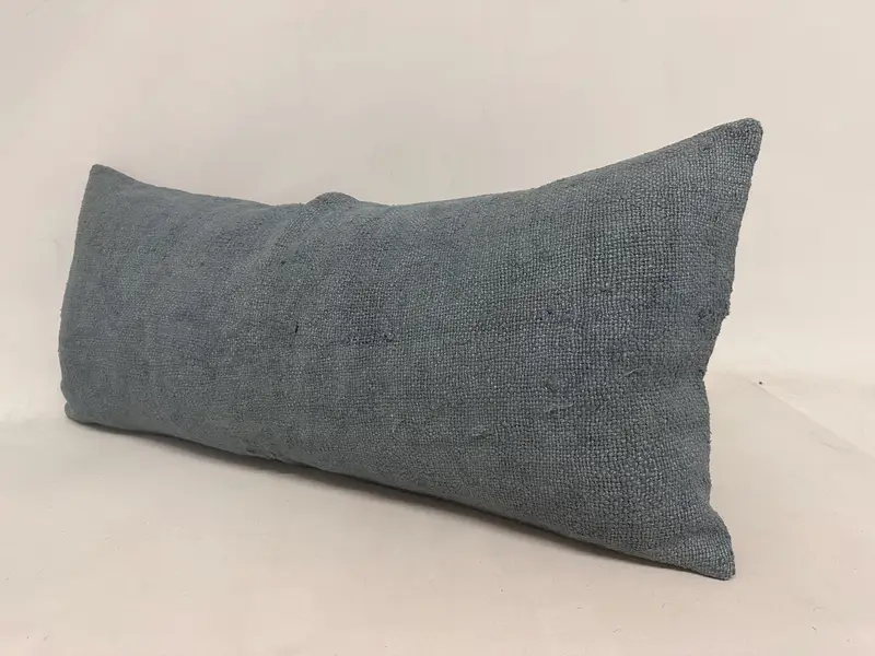 16x36 Gray Pillow Sham, Boho Pillow Sham Cover, Pillow Sham, Comfy Throw Pillow Case, Turkish Pillow, Ethnical Kilim Rug Pillow - 4