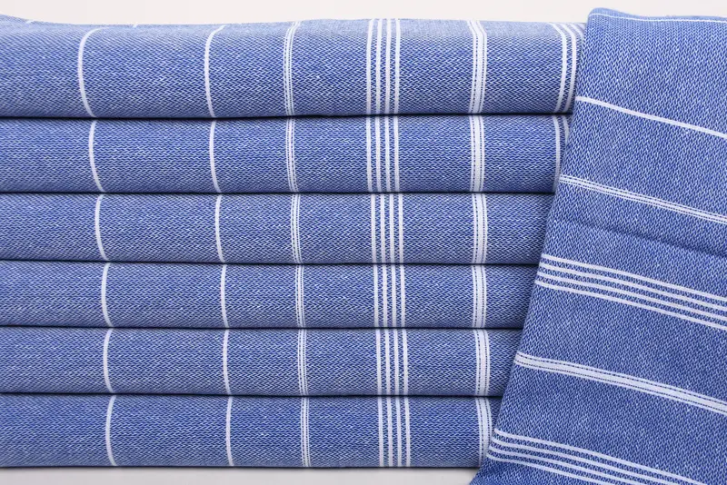 Gift For Her, Personalized Kitchen Towel, Wedding Gift, 38x18 Cotton Striped Towel, Kitchen Towel, Turkish Towel Monogram, Bridesmaid Proposal Gift - 2