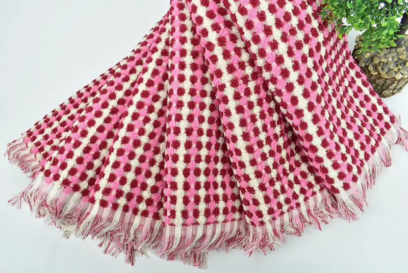 Mutfak Havlu, El Yapımı Hediye, Türk Çay Havlusu, Nedime Hediyeleri, Büyükanne Hediyesi, Özelleştirilmiş Türk Havlu, 36x18 Pamuklu Pom Pom Havlu, Yaz Havlusu - 5