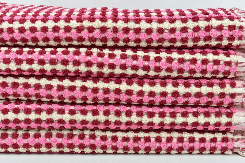 Mutfak Havlu, El Yapımı Hediye, Türk Çay Havlusu, Nedime Hediyeleri, Büyükanne Hediyesi, Özelleştirilmiş Türk Havlu, 36x18 Pamuklu Pom Pom Havlu, Yaz Havlusu - 3