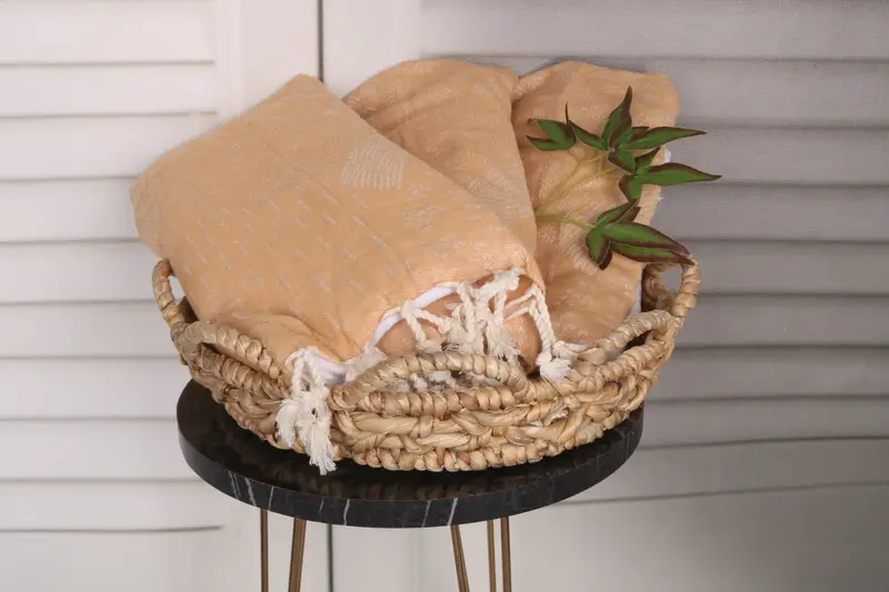 Bathroom Towels, Monogrammed Turkish Towel, Small Bath Towels, Turkish Hand Towel, 36x18 Cotton Mountain Design Towel, Bathroom Hand Towel - 6