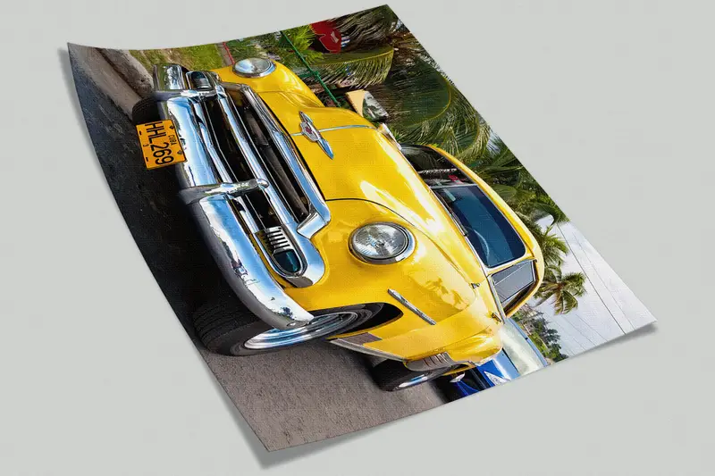 Classic Car Wall Poster, 3d Wall Paper, , Custom Wall Paper, Old Car Wall Print, Wall Paper Peel and Stick, Office Wall Painting, - 6