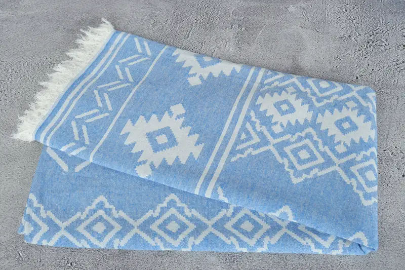Yoga Towel, Bachelorette Party Gift, Bachelor Towel, Custom Gifts, Summer Towel, Lightweight towel, 74x40 Cotton Geometric Towel, Beach Towel Gift - 7