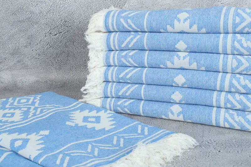 Yoga Towel, Bachelorette Party Gift, Bachelor Towel, Custom Gifts, Summer Towel, Lightweight towel, 74x40 Cotton Geometric Towel, Beach Towel Gift - 3