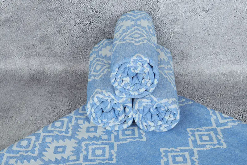 Yoga Towel, Bachelorette Party Gift, Bachelor Towel, Custom Gifts, Summer Towel, Lightweight towel, 74x40 Cotton Geometric Towel, Beach Towel Gift - 8