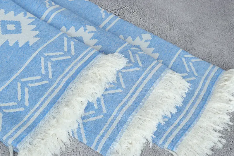 Yoga Towel, Bachelorette Party Gift, Bachelor Towel, Custom Gifts, Summer Towel, Lightweight towel, 74x40 Cotton Geometric Towel, Beach Towel Gift - 6