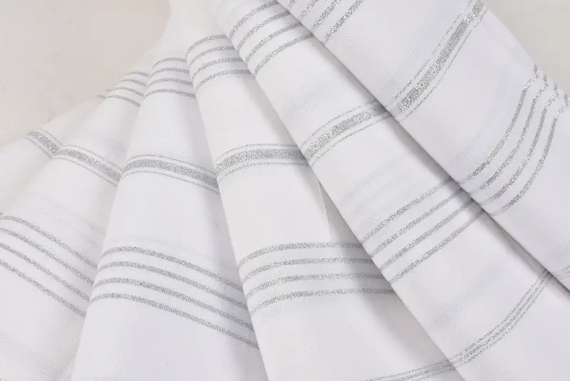Custom Wedding Gift From Bridesmaid, Bridesmaid Gifts, 70x40 Cotton Striped Towel, Home Gift, Custom Wedding Gifts, Sand-resistant towel - 5