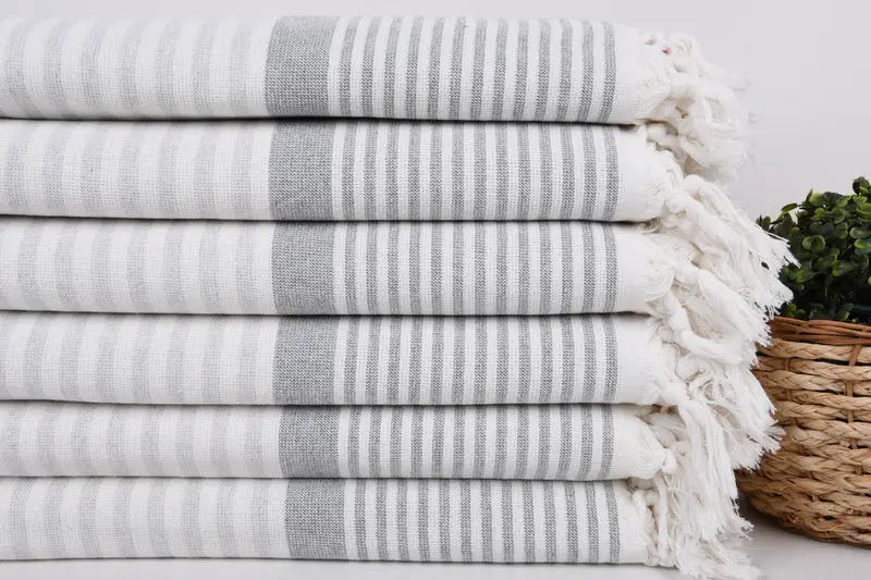 Spooky Bachelorette Party Favors, Quick-dry towel, Custom Wedding Gifts, 68x40 Cotton Striped Terry Towel, Personalised Gift, Turkish beach towel - 2