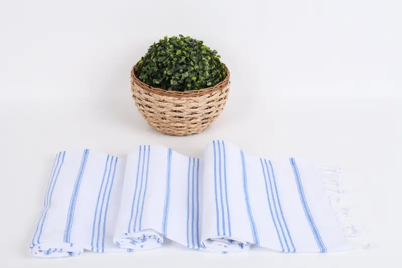 Tatil havlu, kişiselleştirilmiş hediye, büyükanne hediyesi, en iyi arkadaş düğün hediyesi, 40x24 pamuklu çizgili havlu, kişiselleştirilmiş hediyeler, monogramlı el havlu - 8