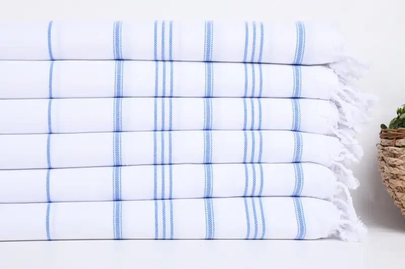 Tatil havlu, kişiselleştirilmiş hediye, büyükanne hediyesi, en iyi arkadaş düğün hediyesi, 40x24 pamuklu çizgili havlu, kişiselleştirilmiş hediyeler, monogramlı el havlu - 2