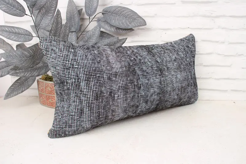 Sofa Pillow Case, Indoor Cushion Case, Home Decor Pillow, Pillow, Pillow for Sofa, Sofa Bolster Cushion, 12x24 Brown Pillow Case, Antique Pillows - 3