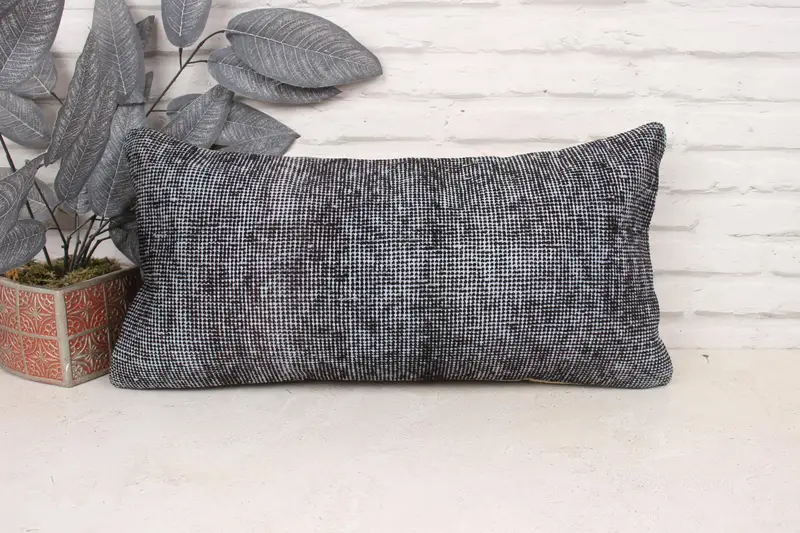 Sofa Pillow Case, Indoor Cushion Case, Home Decor Pillow, Pillow, Pillow for Sofa, Sofa Bolster Cushion, 12x24 Brown Pillow Case, Antique Pillows - 1