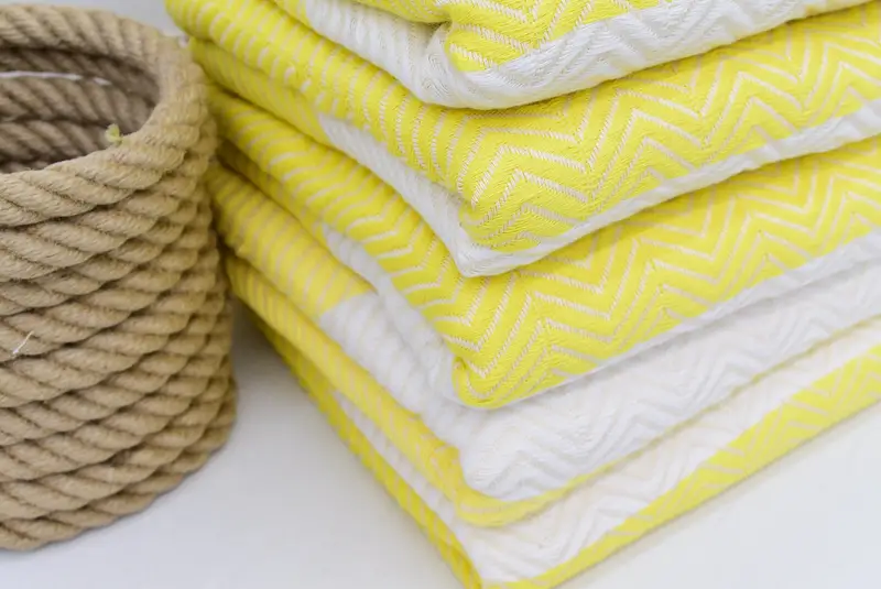 Lightweight Turkish towel, Bachelorette Party Favors, Girls Weekend Favors, Custom Wedding Gift, 70x40 Cotton Zig zag Towel, Christmas Favors - 5