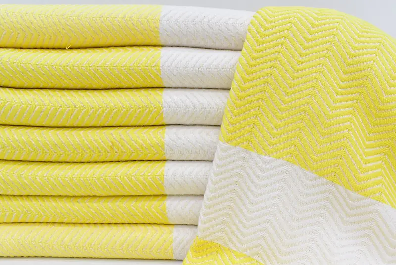 Lightweight Turkish towel, Bachelorette Party Favors, Girls Weekend Favors, Custom Wedding Gift, 70x40 Cotton Zig zag Towel, Christmas Favors - 1