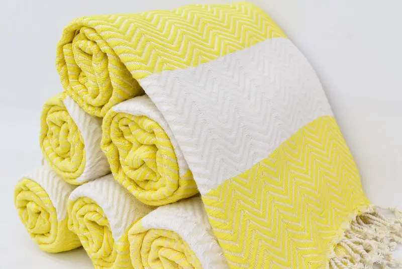 Lightweight Turkish towel, Bachelorette Party Favors, Girls Weekend Favors, Custom Wedding Gift, 70x40 Cotton Zig zag Towel, Christmas Favors - 7