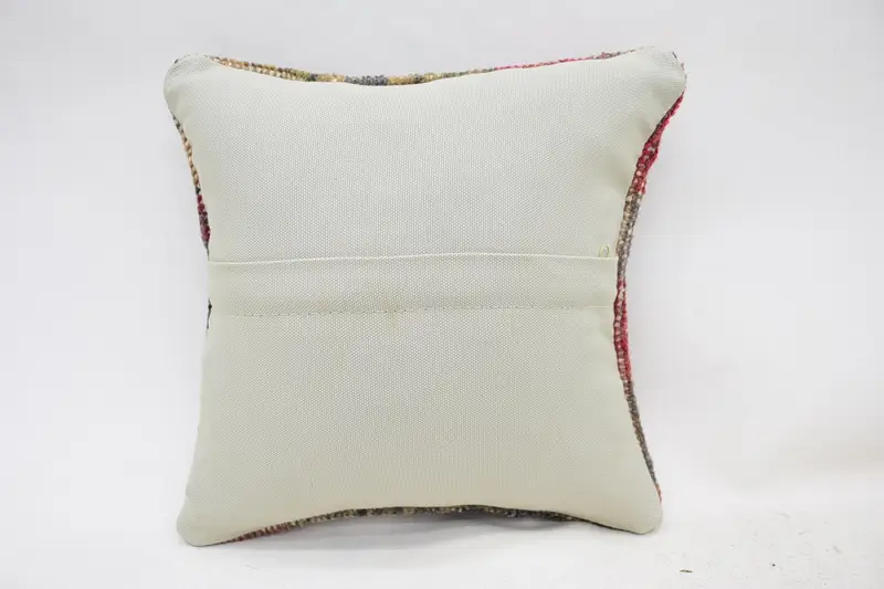 12x12 Brown Pillow Case, Turkish Corner Cushion, Handmade Kilim Cushion, Home Decor Pillow, Wholesale Cushion Case, Pillow Cover, Throw Kilim Pillow - 6