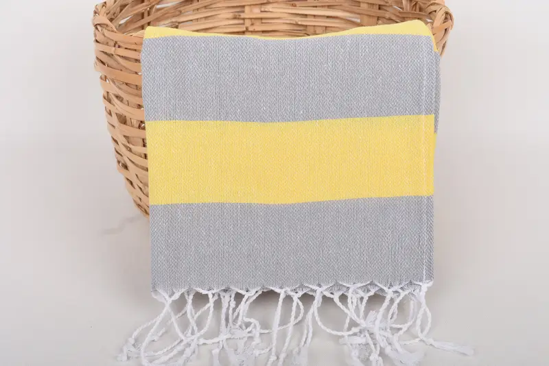 Home Decor Towel, Small Bath Towels, 40x18 Cotton Striped Towel, Kitchen Towel, Monogram Kitchen Towel, Bachelorette Party Gifts For Bride - 5